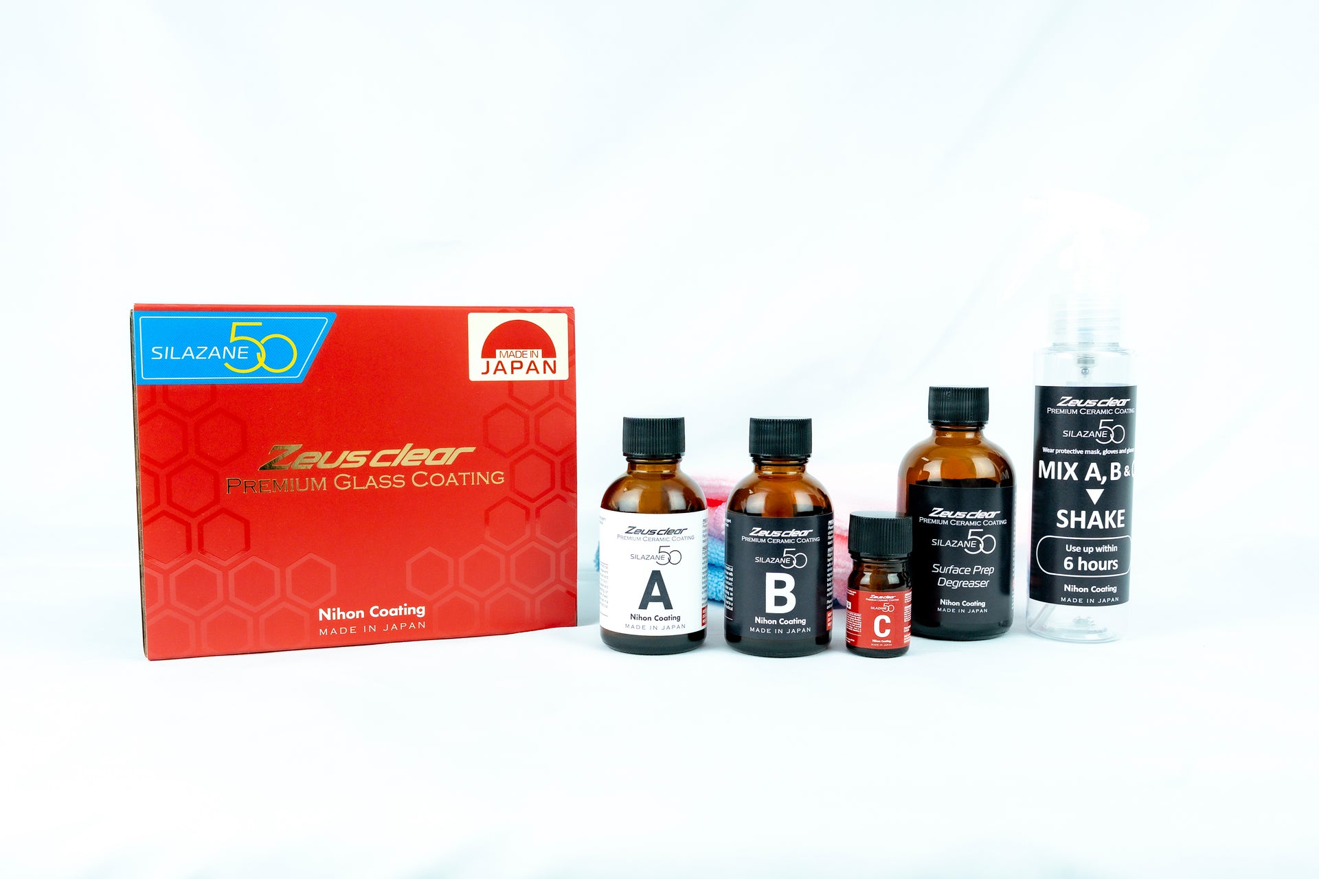 [Launch Sale 20%off!!]Zeus clear Premium Ceramic Coating SILAZANE50 STARTER KIT