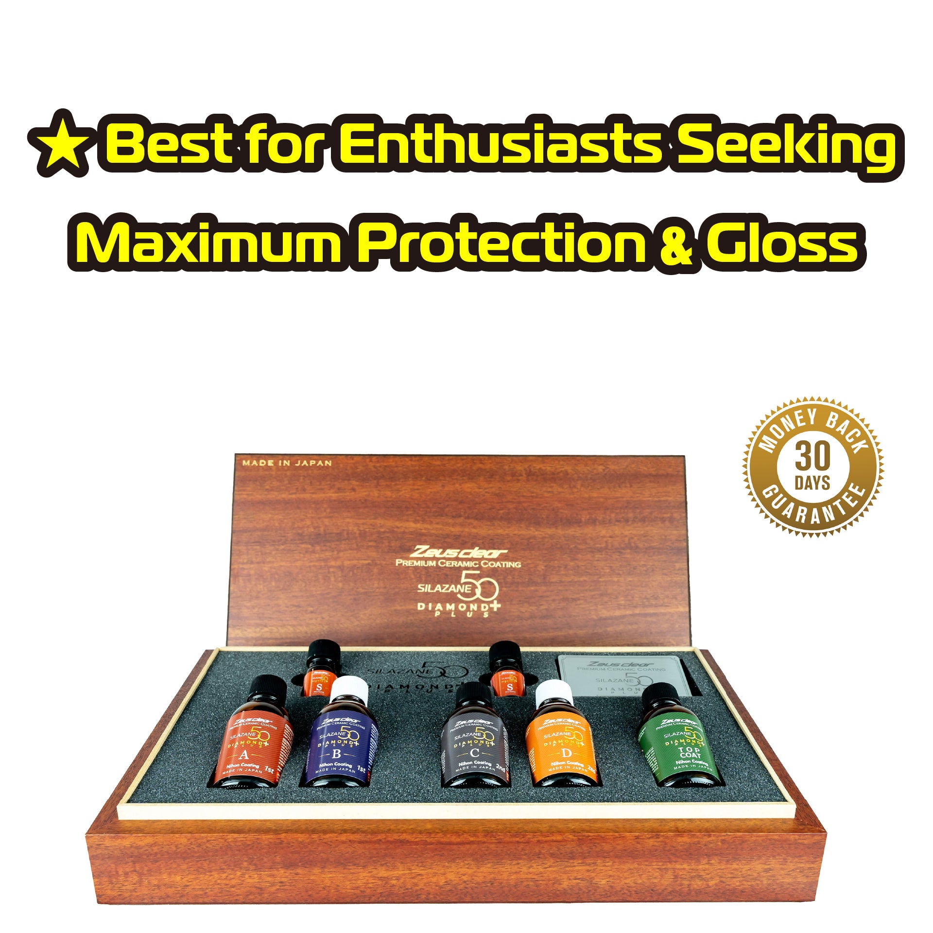 Premium Three Coat] Premium Ceramic Coating SILAZANE50 Diamond Plus